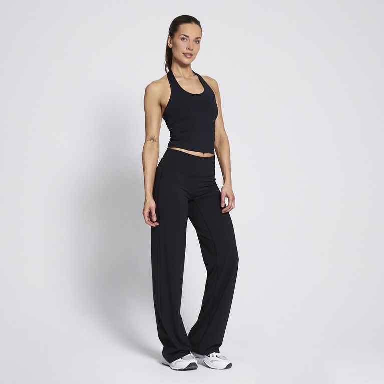 Halterneck training top "Flow" Black
